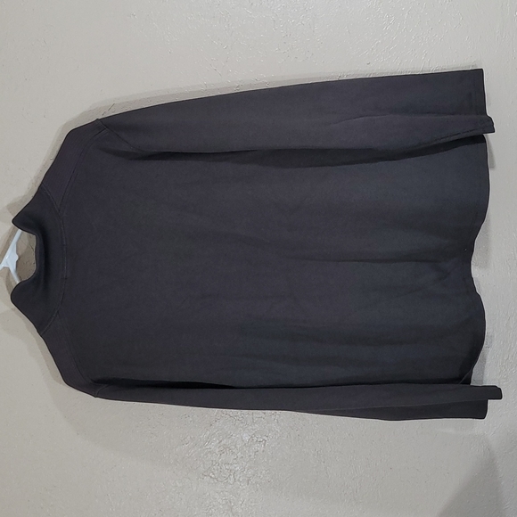 Banana Republic XL 1/4 zip up pullover sweatshirt  100% cotton dark cammo green - Picture 5 of 6